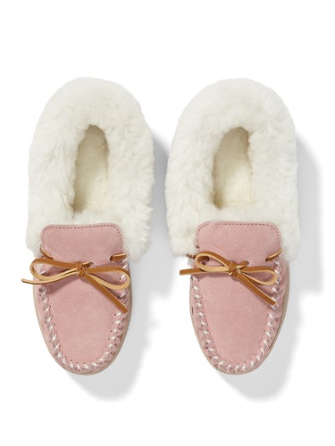Ladies Suede Moccasin