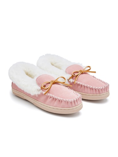 Ladies Suede Moccasin