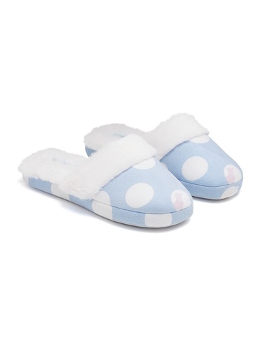 Penny Spot Fur Scuff