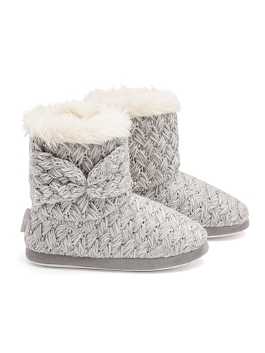 Bow Knitted Boot