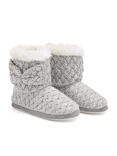 Bow Knitted Boot