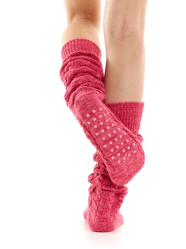 Tall Cable Knit Sock