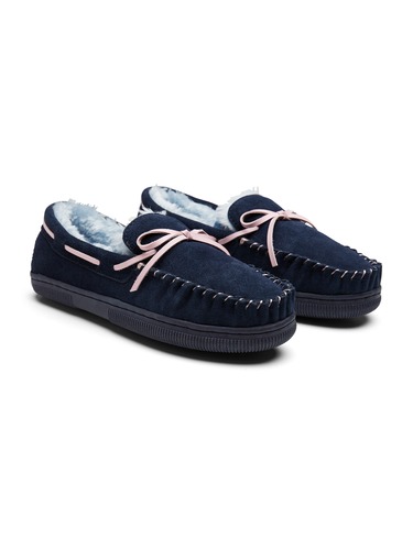 Navy Moccasin