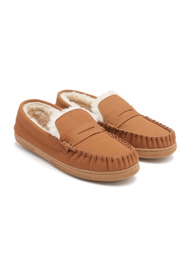 Mens Suede Moccasin