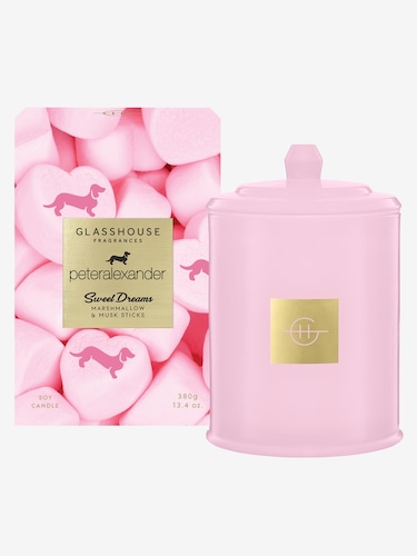 Glasshouse Fragrances Limited Edition Sweet Dreams 380G Candle                                                                  