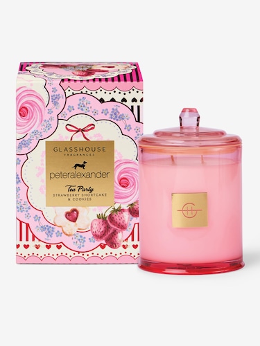 Glasshouse Fragrances Limited Edition Tea Party 380G Candle                                                                     